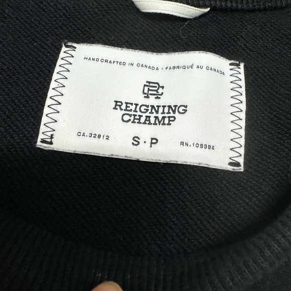 Reigning Champ Sweater (Black) Small unisex - Picture 4 of 5